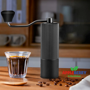 Apple Berry Aluminium Manual Coffee Bean Grinders Stainless Steel Burr Mill