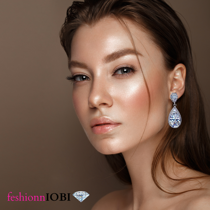 Austrian Crystal Chandelier Earrings for Women