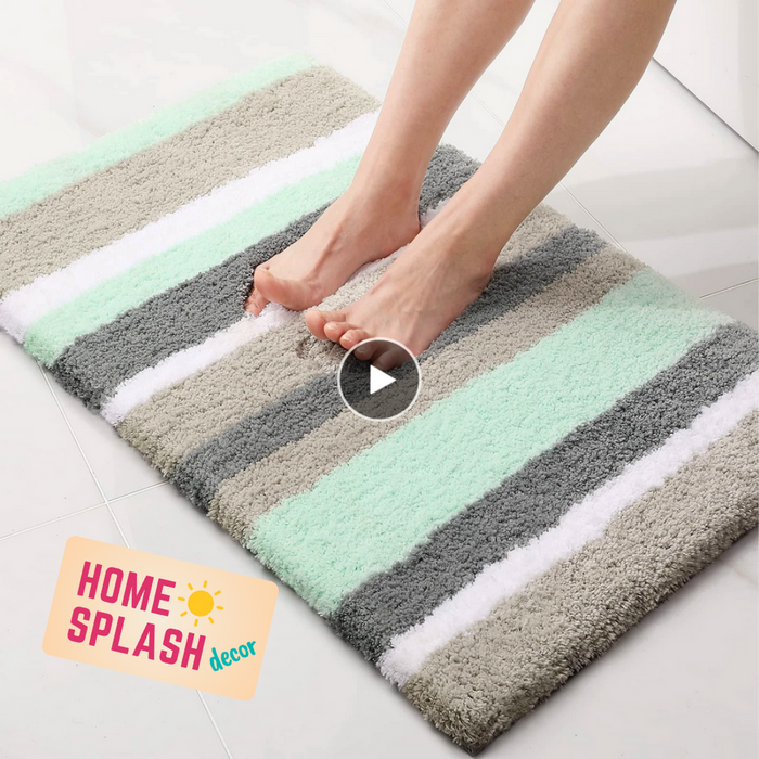 Plush Anti Slip Absorbent Shower Bathroom Mat Carpet