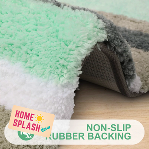 Plush Anti Slip Absorbent Shower Bathroom Mat Carpet