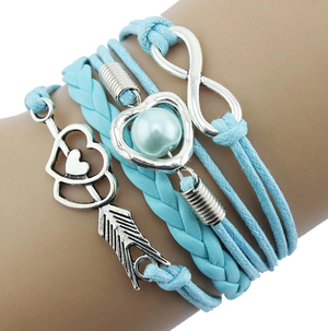 Heart Infinity Love Friendship Bracelets for Her