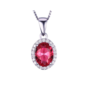 Pink Tourmaline Oval Cut Halo Ring Necklace Earrings