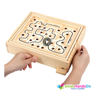 3D Wooden Ball Maze Puzzle