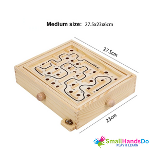 3D Wooden Ball Maze Puzzle