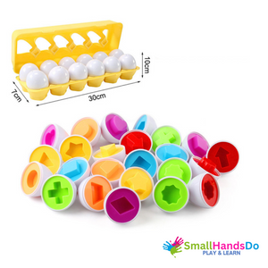 3D Matching Shapes Eggs Set Toy