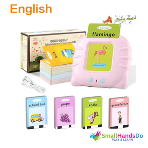 Talking Electronic Book Flash Cards Game for Toddlers Learn English