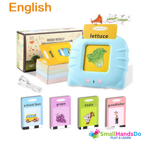 Talking Electronic Book Flash Cards Game for Toddlers Learn English