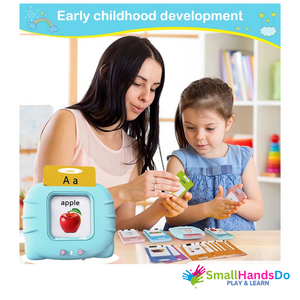 Talking Electronic Book Flash Cards Game for Toddlers Learn English