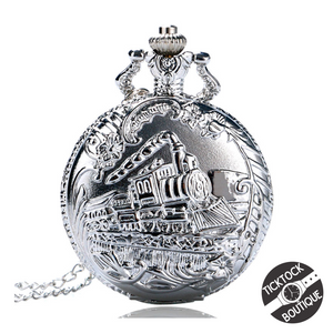 Classic Train Engineer Pocket Watch Unisex