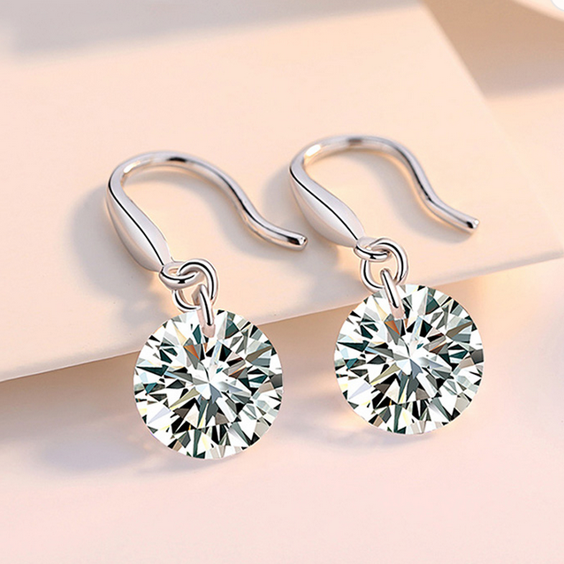 Swarovski Drill Dangle Earrings for Woman