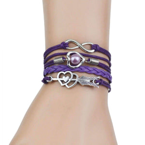 Heart Infinity Love Friendship Bracelets for Her