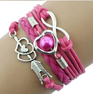 Heart Infinity Love Friendship Bracelets for Her