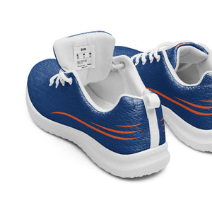 DASH Orange & Blue Men’s Athletic Shoes Lightweight Breathable Design by IOBI Original Apparel