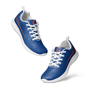 DASH Orange & Blue Men’s Athletic Shoes Lightweight Breathable Design by IOBI Original Apparel