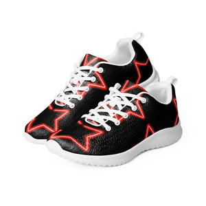 DASH Neon Star Men’s Athletic Shoes Lightweight Breathable Design by IOBI Original Apparel