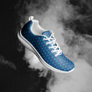 DASH Stars Blue Men’s Athletic Shoes Lightweight Breathable Design by IOBI Original Apparel