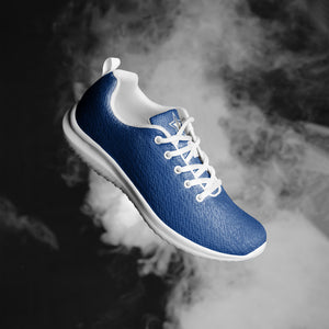 DASH Silver Star Blue Men’s Athletic Shoes Lightweight Breathable Design by IOBI Original Apparel