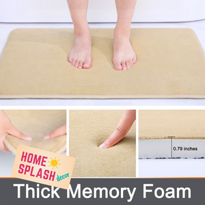 Memory Foam Bath Mat Anti-Slip Shower Carpet