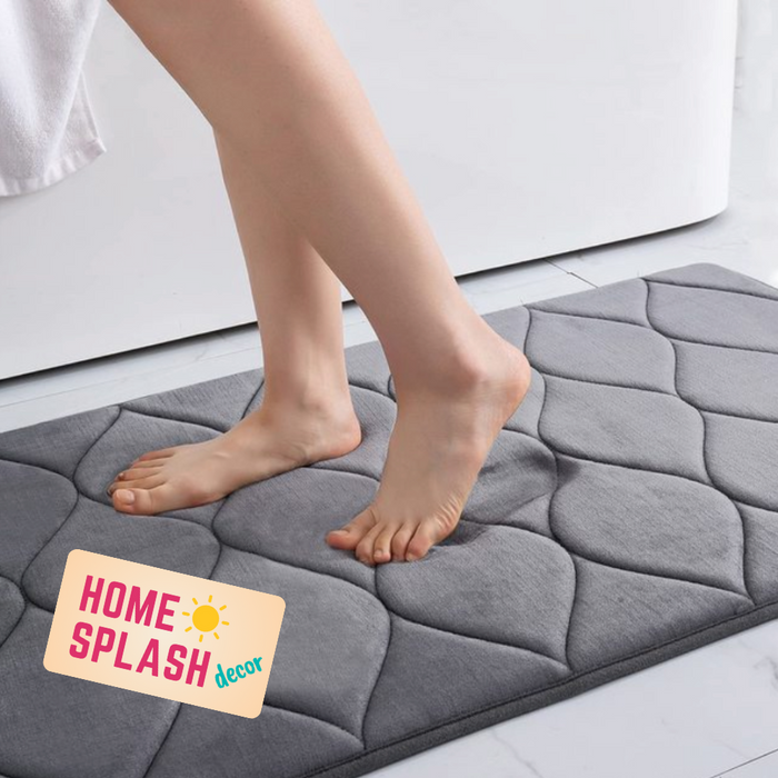 Memory Foam Bath Mat Anti-Slip Shower Carpet