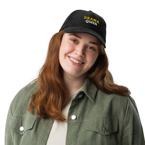 Drama Queen Vintage Corduroy Cap 3D Puff