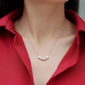 LOVE 925 Sterling Silver Moissanite Pendant Necklace