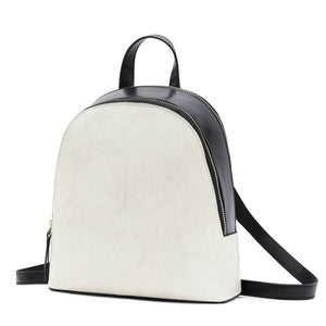 Contrast Color High-Capacity Zipper Backpack