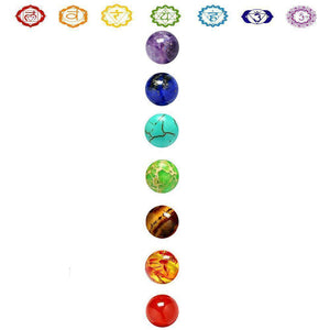 Seven Chakras Genuine Gemstone Bracelet