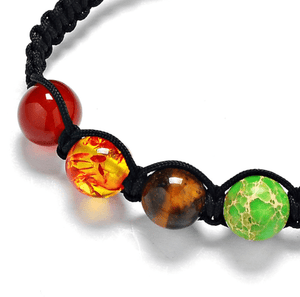 Seven Chakras Genuine Gemstone Bracelet