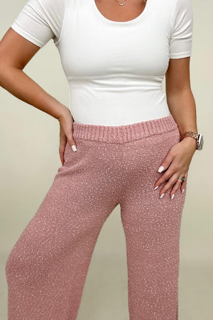 Umgee Wide Leg Pants Sweater Style