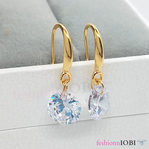 Naked IOBI CZ Drill Earrings for Woman