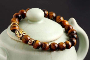 Feshionn IOBI bracelets ON SALE - Buddha Bead Genuine Agate Gemstone Bracelet