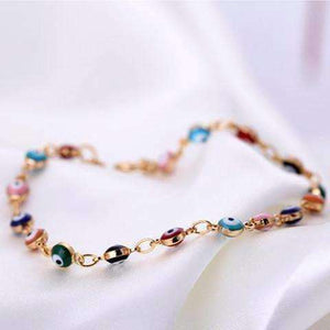 Feshionn IOBI bracelets Teeny Tiny 'Evil Eye' Multi-color Bracelet