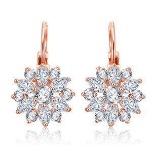 Feshionn IOBI Earrings ON SALE - Brilliant Austrian Crystal Flower Earrings