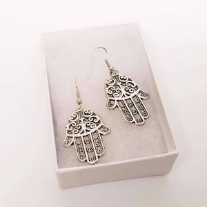 Feshionn IOBI Earrings Traditional Hamsa Earrings