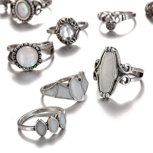 Ultimate Opal Collection Boho Midi-Knuckle Rings